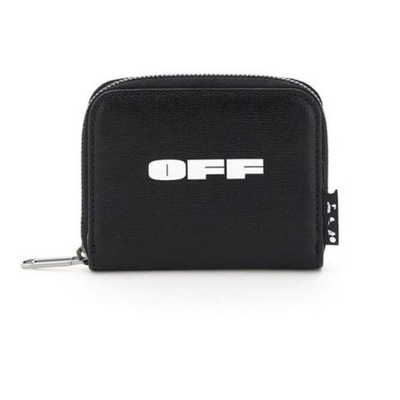Off-White Logo Print Zip-Around Unisex Wallet - Picture 1 of 13